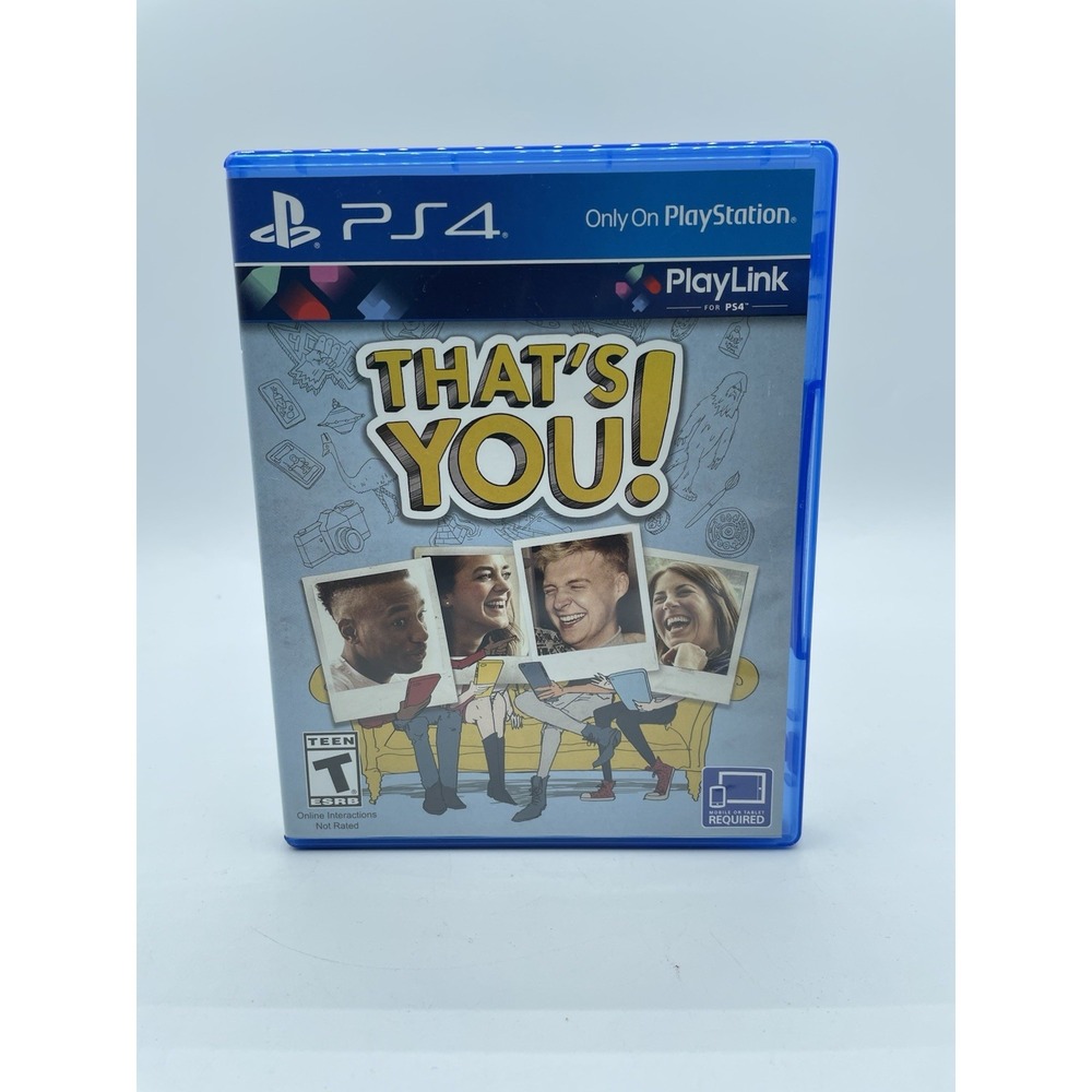 That's You (Sony PlayStation 4 PS4, 2017) - No Manual - Tested, Working